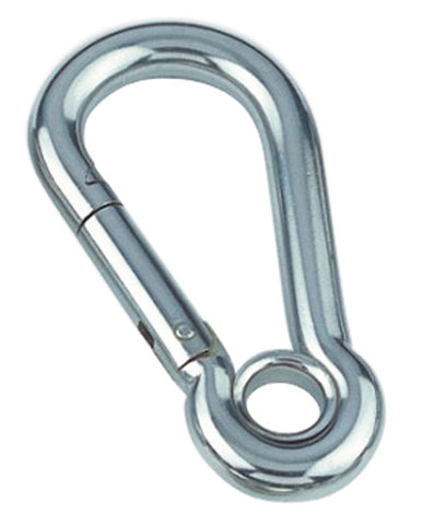 Moschettoni tipo pompiere con Anello in AISI 316
